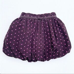 Baby Gap Tiny Hearts Thin Corduroy Bubble Skirt.​​​​​​